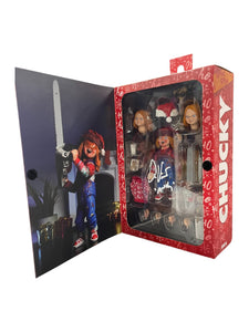 Alex Vincent Chucky Autographed Neca Figure