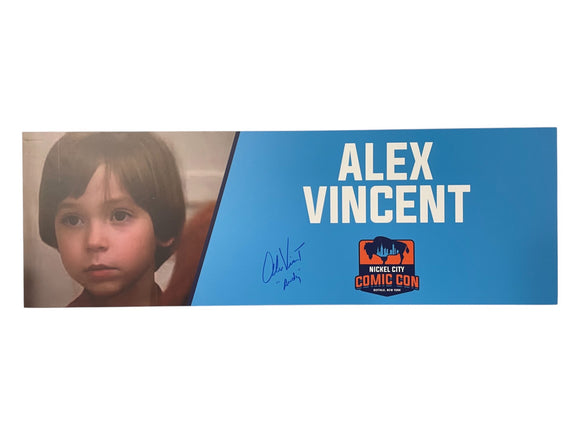 Alex Vincent Child's Play Signed Nameplate