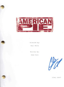 Chris Owen American Pie replica Script Cover