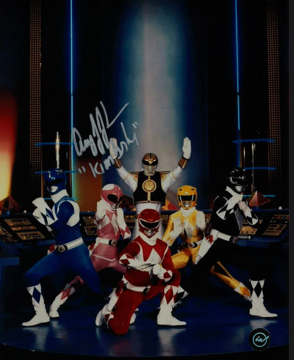 Amy Jo Johnson Autographed Mighty Morphin Power Rangers 8x10 Photo