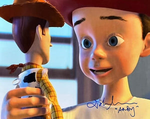 John Morris Toy Story Autographed 8x10