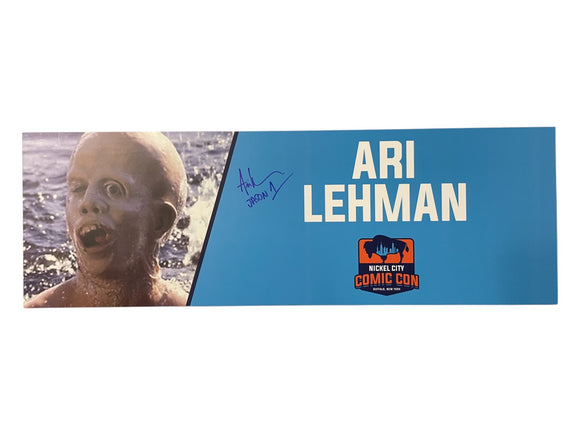 Ari Lehman Friday the 13th Signed Nameplate