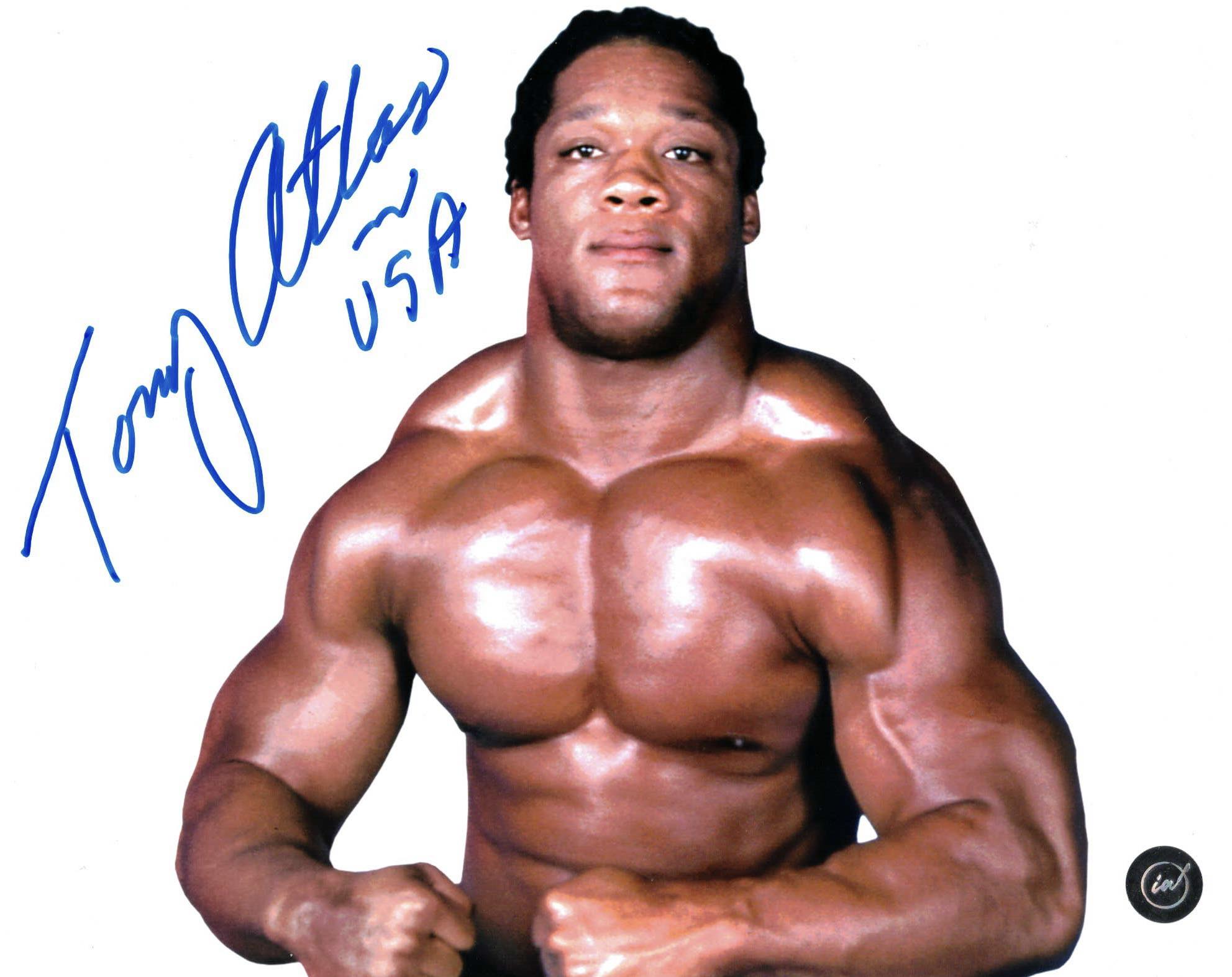 Tony Atlas Mr. USA Autographed 8x10 – Icon Autographs