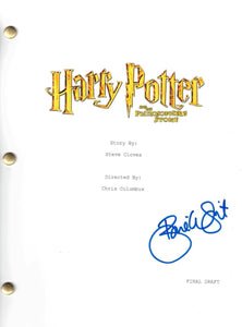 Bonnie Wright Harry Potter and the Philosopher's Stone replica Script Cover