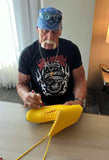 Hulk Hogan Autographed Yellow Wrestling Boot