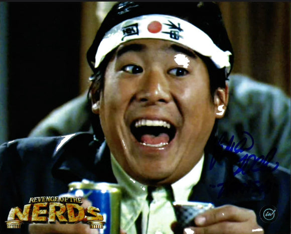 Brian Tochi Autographed Revenge of the Nerds 8x10 Photo