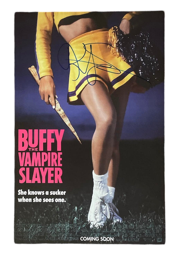Kristy Swanson Autographed Buffy the Vampire Slayer Mini Poster