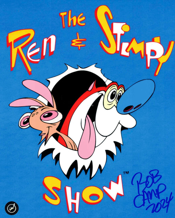 Bob Camp Autographed Ren & Stimpy 8x10 photo