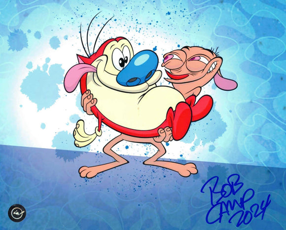 Bob Camp Autographed Ren & Stimpy 8x10 photo