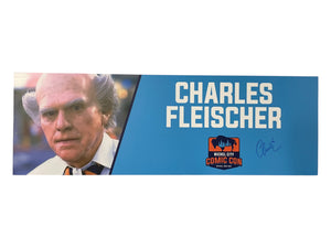 Charles Fleischer Back to the Future Part 2 Signed Nameplate