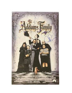 Christina Ricci Autographed Addams Family poster