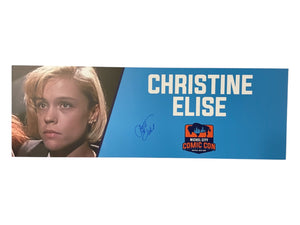 Christine Elise Child's Play 2 Signed Nameplate