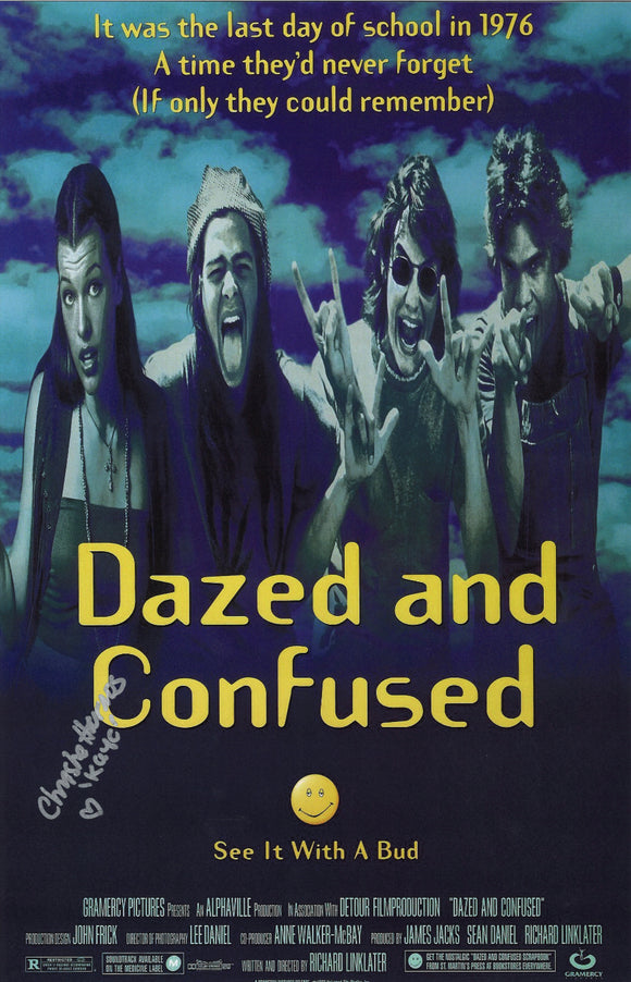 Christine Harnos Autographed Dazed and Confused 11x17 Poster