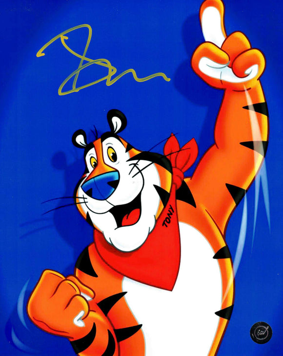 Tony Daniels Tony the Tiger Autographed 8x10