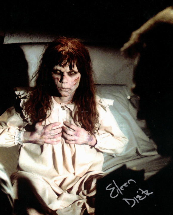 Eileen Dietz in the Exorcist as Demon Pazuzu / Regan Autographed 8x10