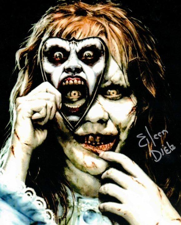 Eileen Dietz in the Exorcist as Demon Pazuzu Heart Autographed 8x10