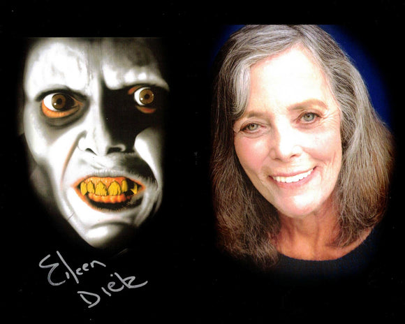 Eileen Dietz in the Exorcist as Demon Pazuzu Head Shot Autographed 8x10