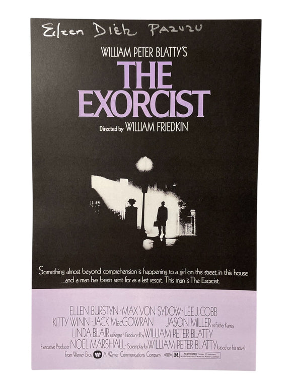 Eileen Dietz The Exorcist Signed 11x17 Poster