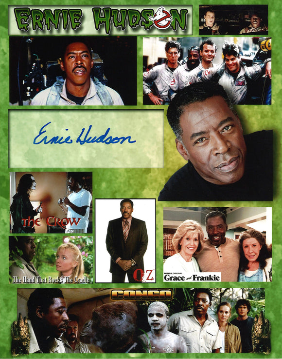 Ernie Hudson Autographed Career Collage 8x10 Photo