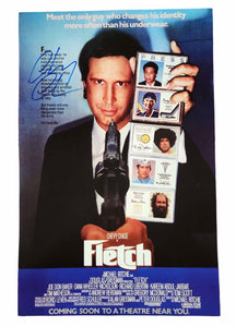 Chevy Chase Autographed Fletch 11x17 Poster