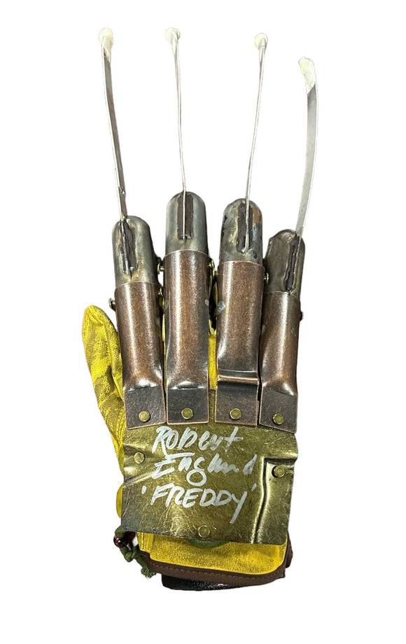 Robert Englund Freddy Krueger Autographed Neca Freddy Glove