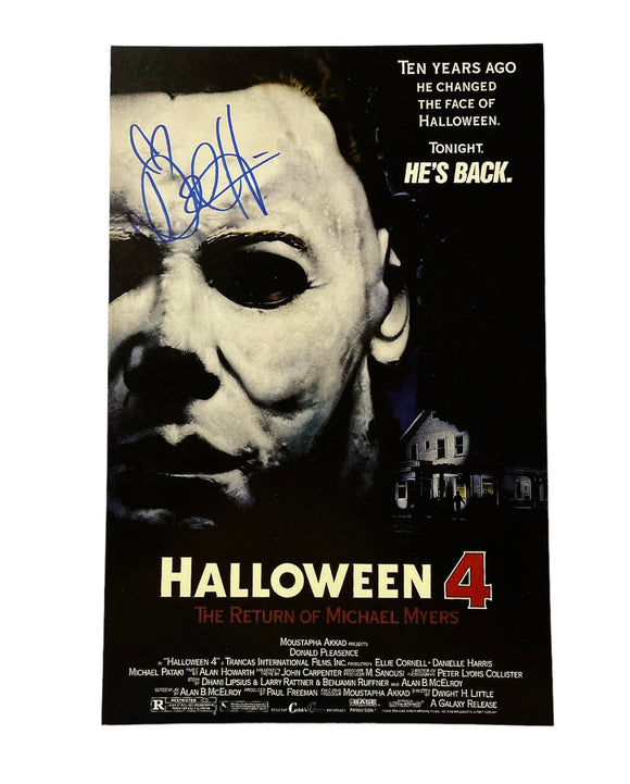 Danielle Harris Halloween 4: the Return of Michael Myers Autographed Poster