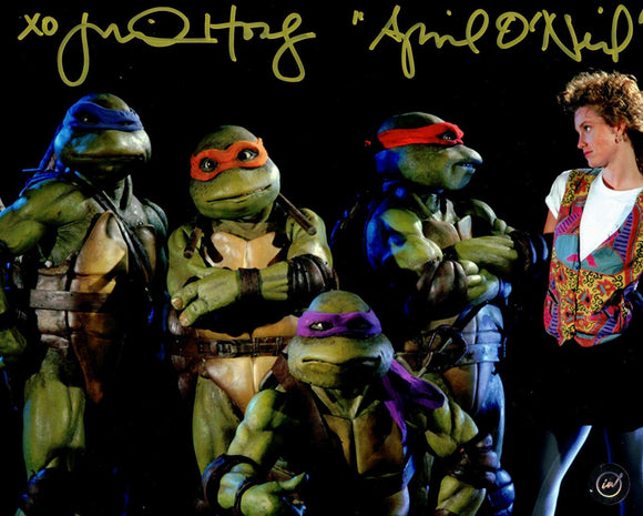 Judith Hoag TMNT April O'Neill Autographed 8x10