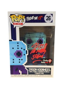 Kane Hodder Jason Voorhees 8-Bit Autographed Funko #26