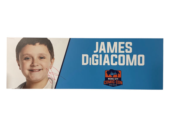 James DiGiacomo Kevin Can Wait Signed Nameplate