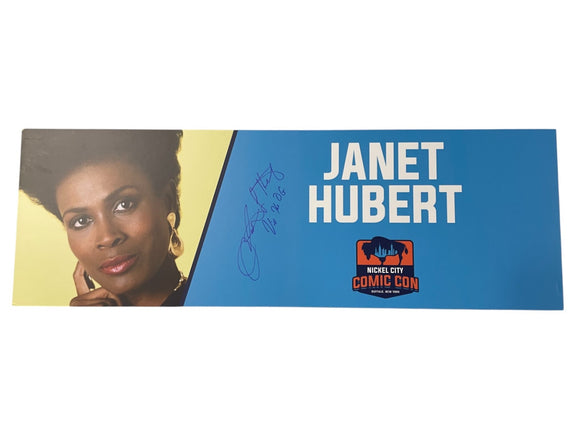 Janet Hubert The Fresh Prince of Bel-Air Signed Nameplate