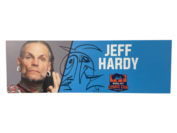Jeff Hardy WWE Superstar Signed Nameplate