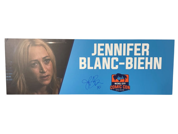 Jennifer Blanc-Biehn The Victim Signed Nameplate