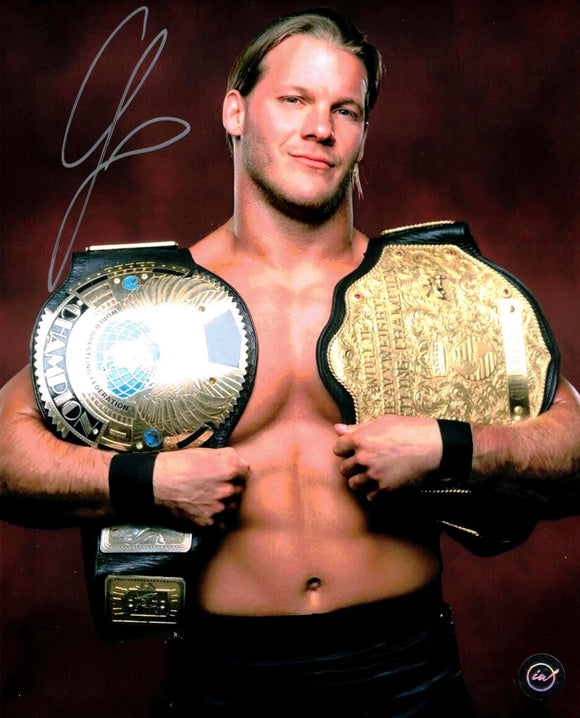 Chris Jericho Autographed WWE Promo 8x10