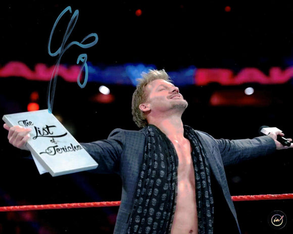 Chris Jericho Autographed WWE 8x10