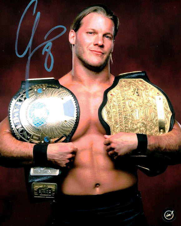 Chris Jericho Autographed WWE Promo 8x10