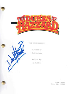 John Schneider The Dukes of Hazzard replica Script Cover