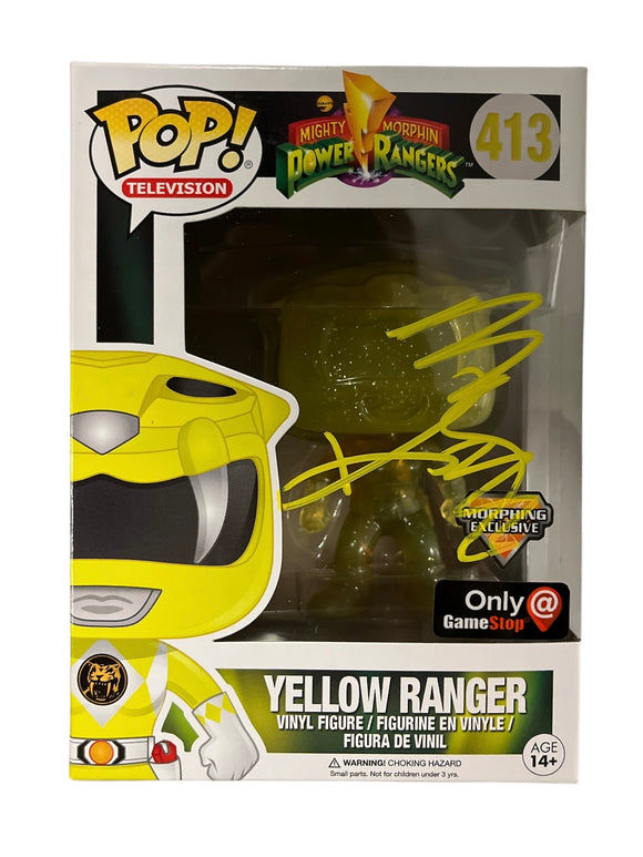 Karan Ashley Autographed Yellow Ranger Funko