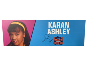 Karan Ashley Mighty Morphin Power Rangers Signed Nameplate