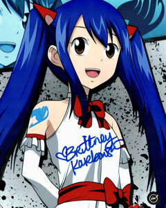 Brittney Karbowski Autographed Wendy Marvell Fairy Tale 8x10 photo