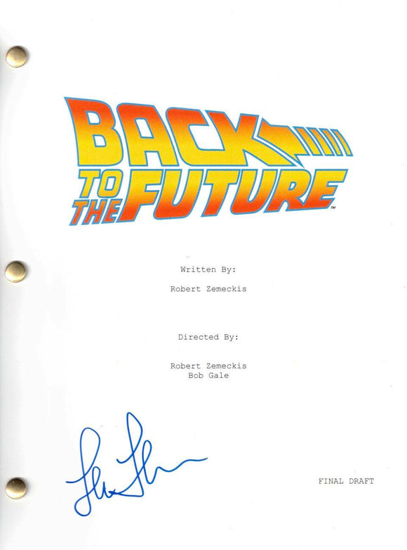 Lea Thompson Back to the Future replica script Cover