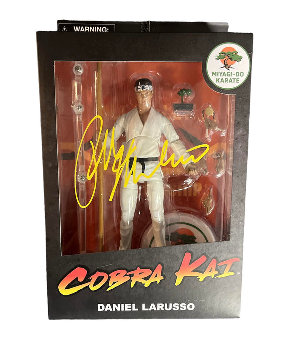 Ralph Macchio Cobra Kai Autographed Figure