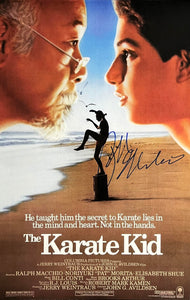 Ralph Macchio Karate Kid Autographed 11x17