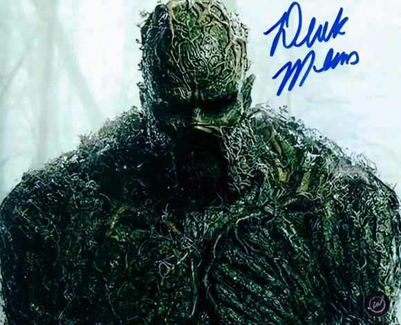 Derek Mears Swamp Thing Autographed 8x10