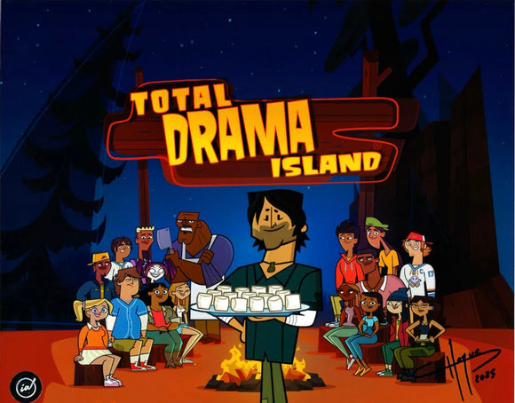 Mike Hogue Autographed Total Drama Island 8x10 Photo