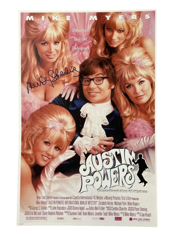 Mindy Sterling Austin Powers Signed 11x17 Poster