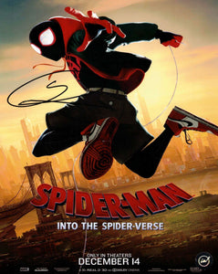 Shameik Moore Autographed Miles Morales Spider-Verse 8x10