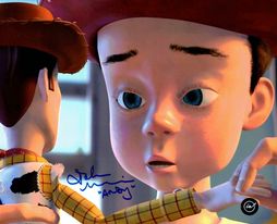 John Morris Toy Story Autographed 8x10