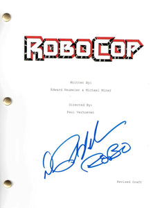 Dr.Peter Weller RoboCop replica script Cover