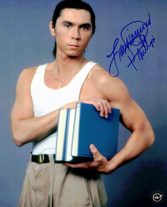 Lou Diamond Phillips Autographed Stand & Deliver 8x10