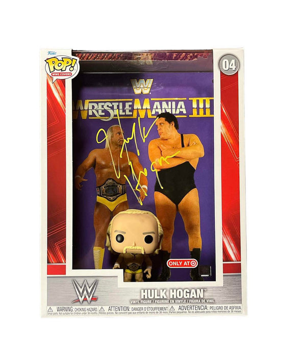 Hulk Hogan Autographed WrestleMania III Oversized Funko Pop